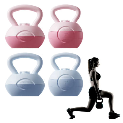 Water-Filled Kettlebell Soft Kettlebell Shock-Proof Kettlebell Weights anti Slip Grip Adjustable Weights for Home Gym Equipment