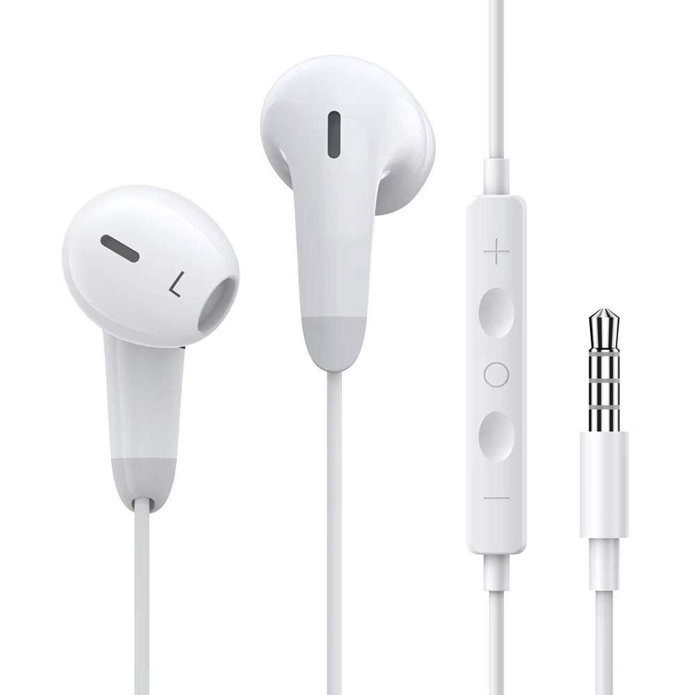 Earphones 3.5Mm In-Ear Wired Headphones Wired Control Sport Headset for Xiaomi Samsung Smartphone with Microphone