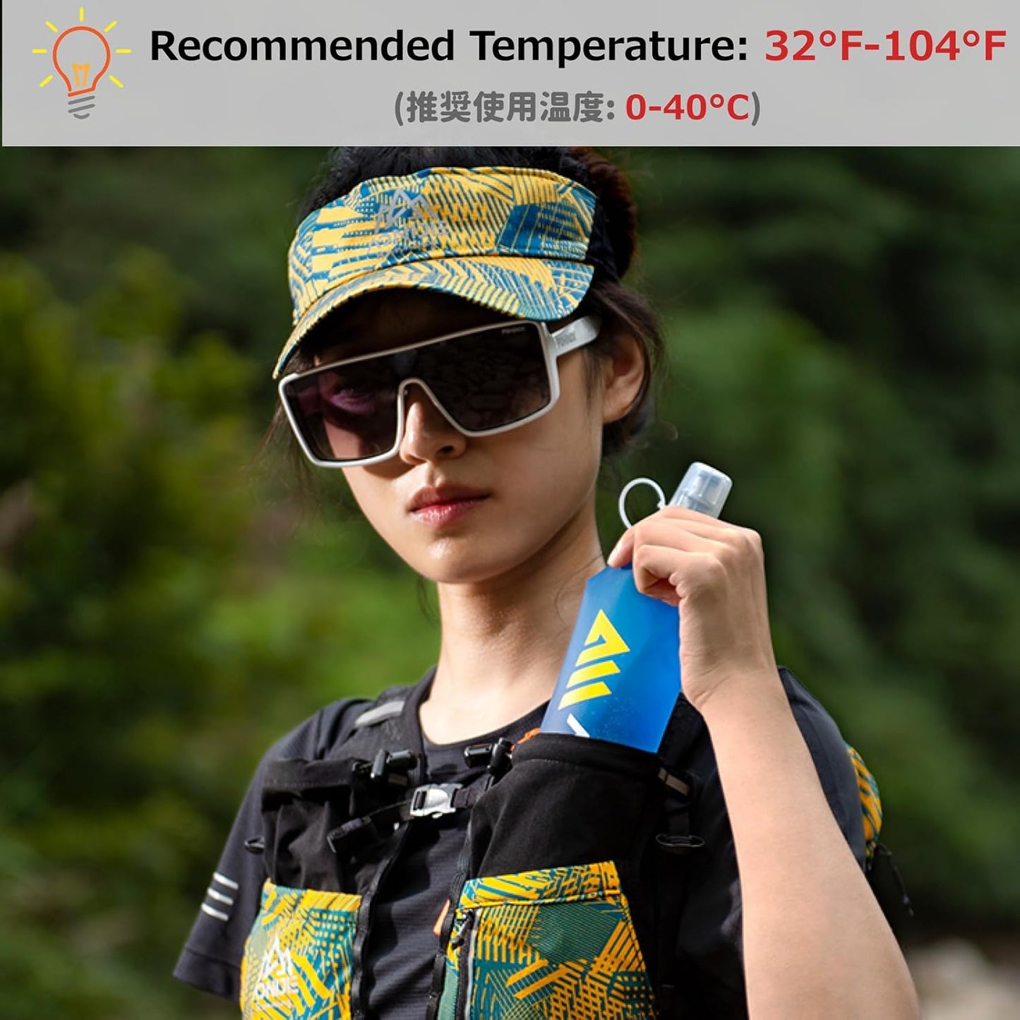 TPU Soft Flask Collapsible Water Bottle 250Ml 420Ml 450Ml 500Ml 610Ml 710Ml Folding Running Hydration Flask Handheld Squeeze for Sports Hiking Cycling Jogging Marathon