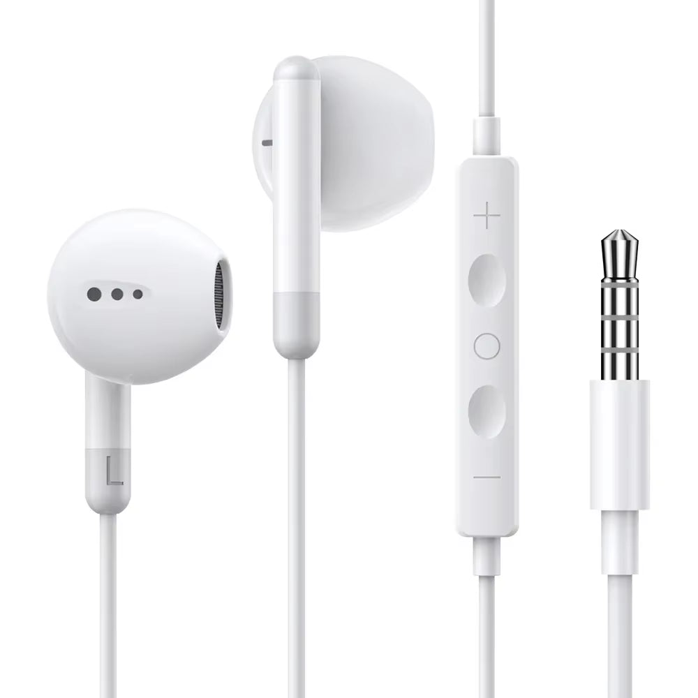 Earphones 3.5Mm In-Ear Wired Headphones Wired Control Sport Headset for Xiaomi Samsung Smartphone with Microphone